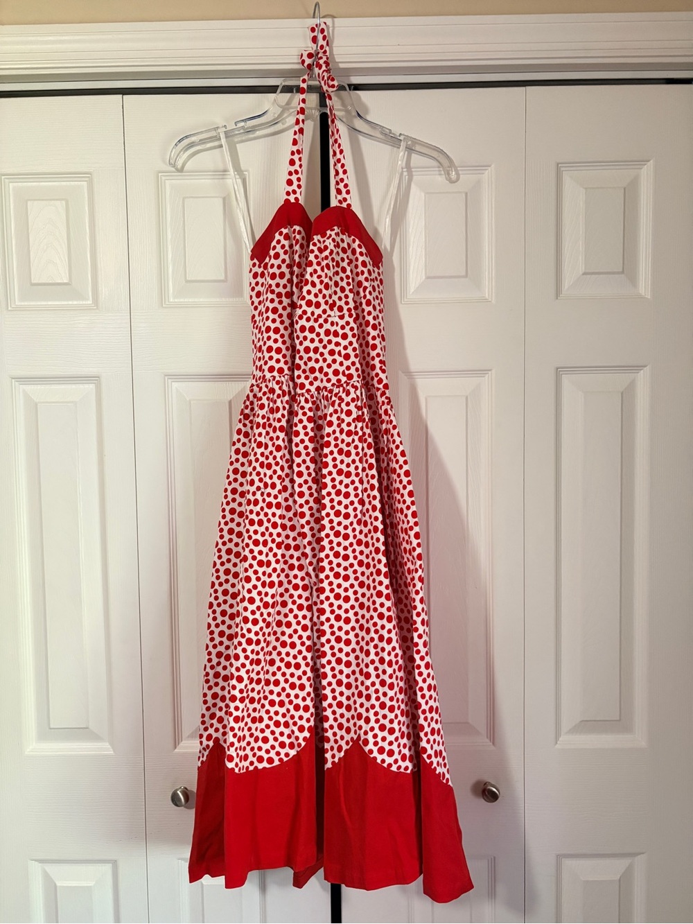 Tatyana Red Polka Dot Retro Dress